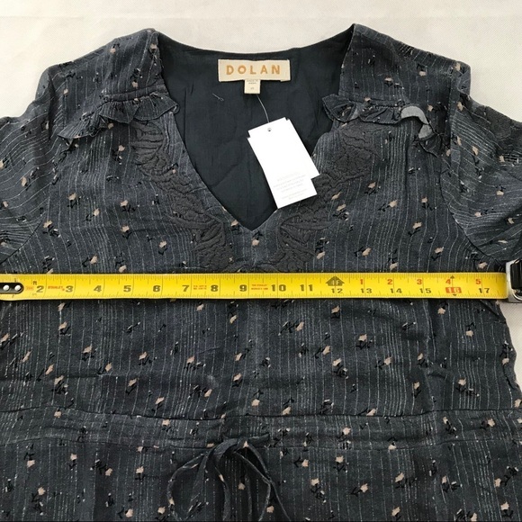 Dolan Anthropologie Zoe Embroidered Midi Dress XS NWT $268 - Picture 7 of 8